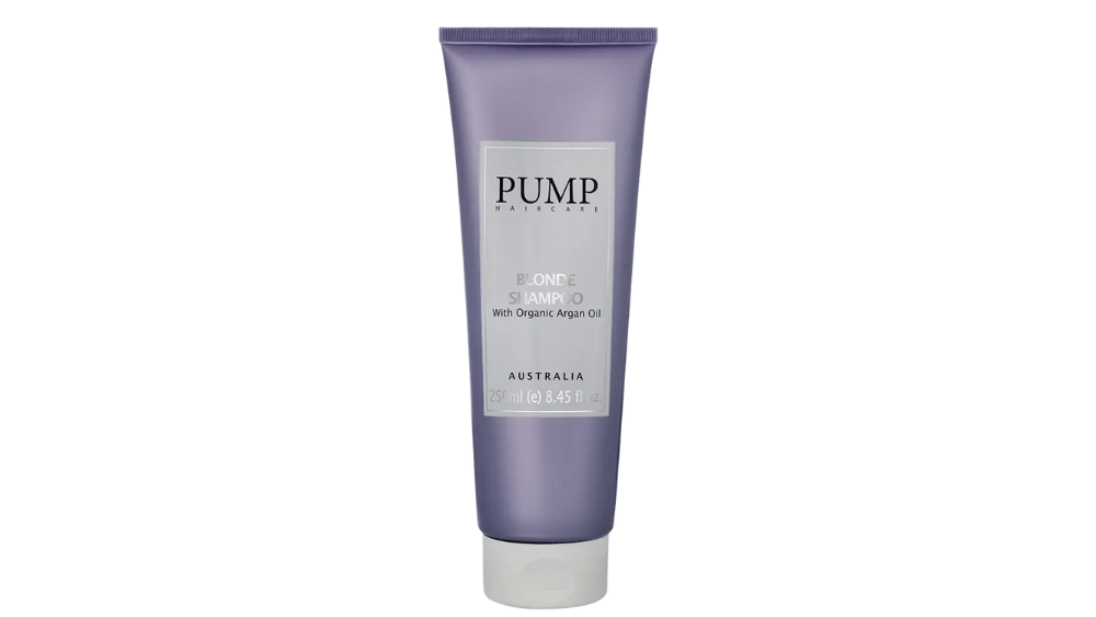 pump blonde shampoo